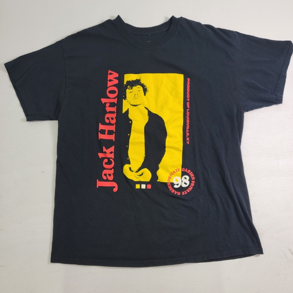 Jack Harlow Product of Louisville, KY Private Garden 98 Men's‎ Sz XL T-Shirt EUC